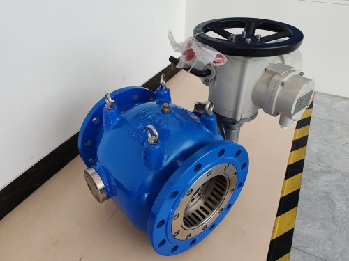 Cast Steel Flow Regulating Valve with Electric Actuato