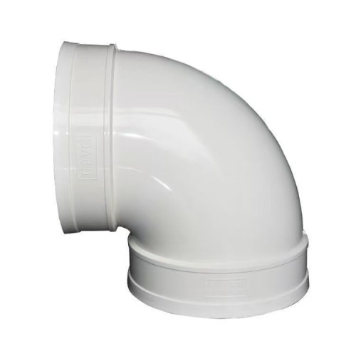 PVC-U 45/90 Degree Elbow with Inspection Port for Silent Drainage
