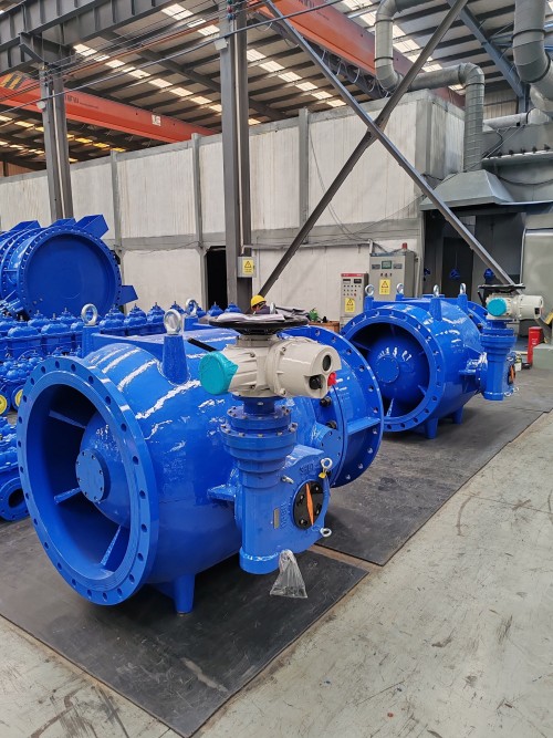 Cast Steel Flow Regulating Valve with Electric Actuato